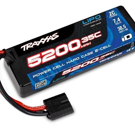 Celda de energía LiPo 5200 mAh 7,4 V 2S 35 C Estuche rígido