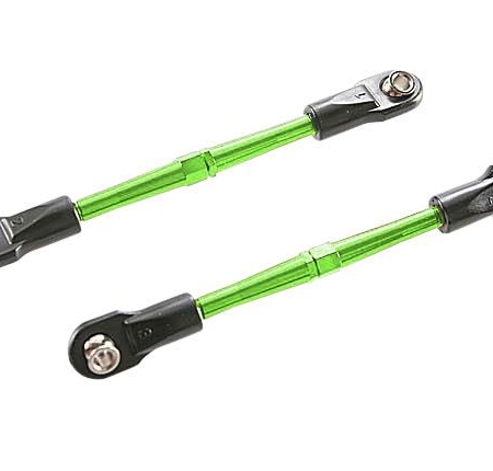 Tensores, aluminio (anodizado verde), enlaces de puntera, 59 mm (2) (ensamblados con extremos de varilla y bolas huecas) (requiere una llave de aluminio de 5 mm n.° 5477)