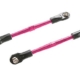 Tensores, aluminio (anodizado rosa), enlaces de puntera, 59 mm (2) (ensamblados con extremos de varilla y bolas huecas) (requiere una llave de aluminio de 5 mm n.° 5477)