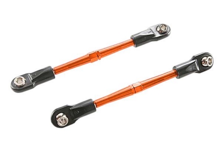 Tensores, aluminio (anodizado naranja), enlaces de puntera, 59 mm (2) (ensamblados con extremos de varilla y bolas huecas) (requiere una llave de aluminio de 5 mm n.° 5477)
