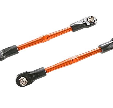 Tensores, aluminio (anodizado naranja), enlaces de puntera, 59 mm (2) (ensamblados con extremos de varilla y bolas huecas) (requiere una llave de aluminio de 5 mm n.° 5477)