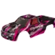 Carrocería, Stampede (también compatible con Stampede VXL), rosa (pintada, calcomanías aplicadas) (ensamblada con soportes de carrocería delanteros y traseros para montaje sin clip)