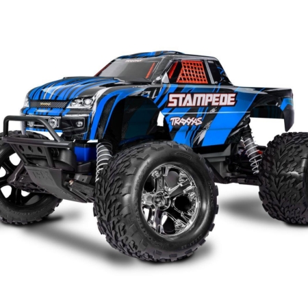 Traxxas Stampede 2WD Brushed HD incluye batería y cargador USB-C Azul