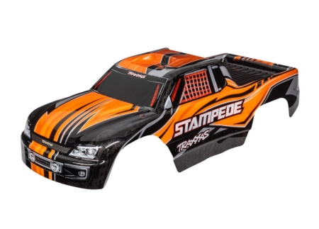 Carrocería, Stampede (también compatible con Stampede VXL), naranja (pintada, calcomanías aplicadas)