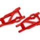 Brazos de suspensión, rojos, delanteros/traseros (izquierdo y derecho), de alta resistencia (2)
