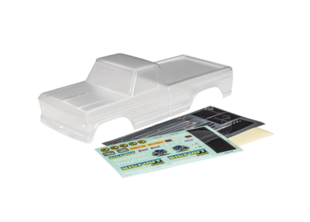 Carrocería, Bigfoot No. 1 (transparente, requiere pintura)/máscaras de ventana/hoja de calcomanías (requiere soporte de carrocería n.° 3747 para montaje sin clip)