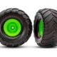 Ruedas verdes de Monster Truck y neumáticos Terra Groove (2)