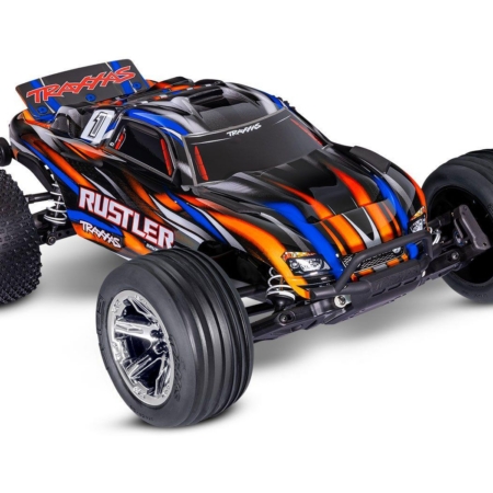Traxxas Rustler 2WD BL-2s HD NARANJA