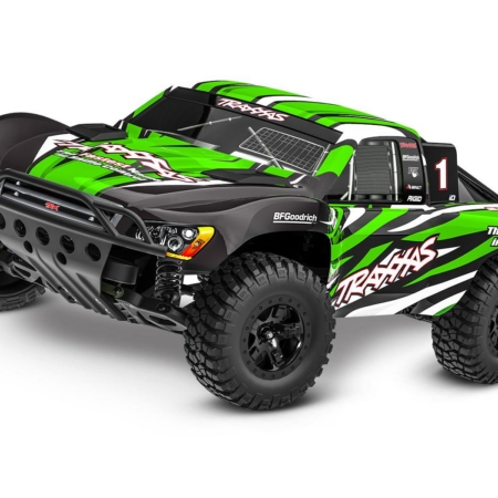 Traxxas Slash: 2WD cepillado HD a escala 1/10 con USB-C - Verde X