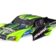 Carrocería, Slash 2WD (también compatible con Slash VXL y Slash 4X4), verde (pintado, calcomanías aplicadas) (ensamblado con pestillos delanteros y traseros para montaje sin clips)