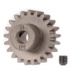 Engranaje, piñón de 21 dientes (paso métrico de 1,0) (se adapta a eje de 5 mm)/tornillo de fijación (para uso exclusivo con engranajes rectos de acero)