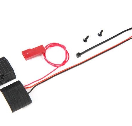 Conector, toma de corriente (con sensor de voltaje)/brida de cable/2,6 x 8 BCS (2)