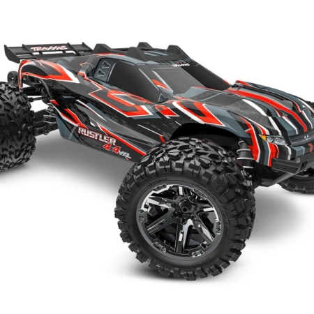 Traxxas Rustler 4X4 VXL HD TQi TSM (sin batería ni cargador) ROJO