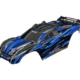 Carrocería, Rustler 4X4 VXL, azul (pintada, calcomanías aplicadas) (ensamblada con soportes de carrocería delanteros y traseros y soporte de carrocería trasero para montaje sin clip)