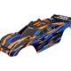Carrocería, Rustler 4X4 VXL, naranja (pintada, calcomanías aplicadas) (ensamblada con soportes de carrocería delanteros y traseros y soporte de carrocería trasero para montaje sin clip)