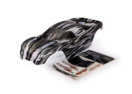 Carrocería, Rustler 4X4 VXL, ProGraphix (los gráficos están impresos, requieren pintura y aplicación del color final) / hoja de calcomanías