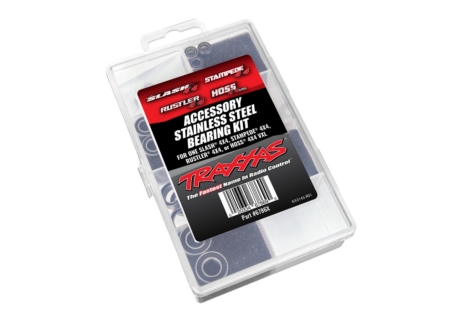 Kit de rodamientos de bolas, acero inoxidable, Slash 4X4/Stampede 4X4/Rustler 4X4/Hoss 4X4 VXL (completo)