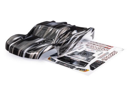 Carrocería, Slash 4X4, ProGraphix (los gráficos están impresos, requieren pintura y aplicación del color final) / pestillo de montaje de la carrocería (delantero y trasero) / montajes de pestillo / hoja de calcomanías