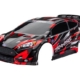 Carrocería, Ford Fiesta ST Rally Brushless, roja (pintada, calcomanías aplicadas)