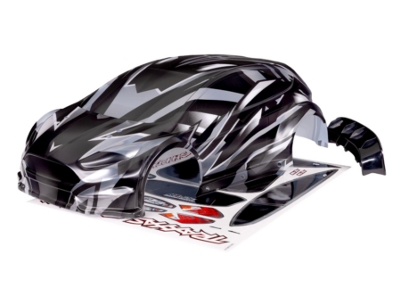 Carrocería, Ford Fiesta ST Rally Brushless, ProGraphix (los gráficos están impresos, requieren pintura y aplicación del color final) / hoja de calcomanías