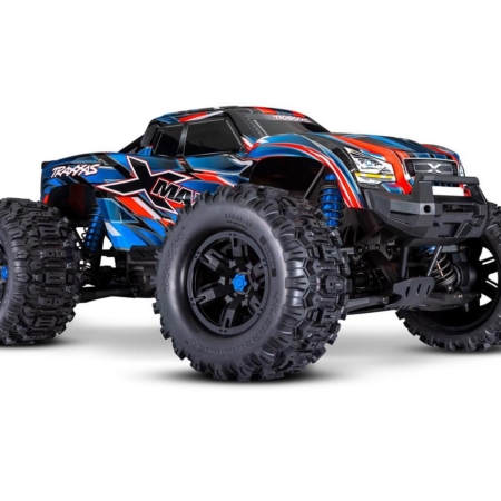 Camión monstruo con cinturón Traxxas X-Maxx 4WD 8S azul