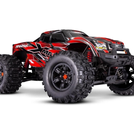 Camión monstruo con cinturón Traxxas X-Maxx 4WD 8S rojo
