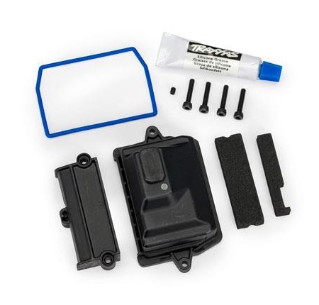 Caja, receptor (sellado)/cubierta de cable/almohadillas de espuma/grasa de silicona/3x15 CS (4)