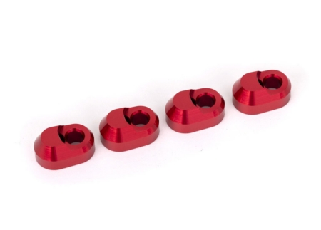 Retenedor de pasador de suspensión, aluminio 6061-T6 (anodizado rojo) (4)