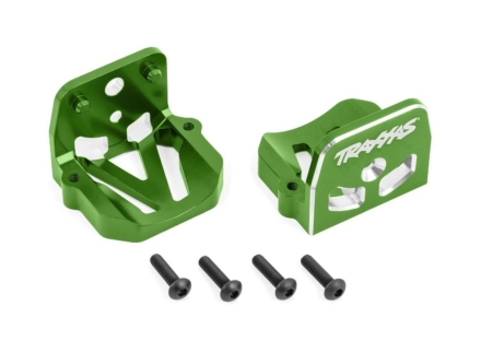 Soportes de motor, aluminio 6061-T6 (anodizado verde) (delantero y trasero)