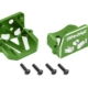 Soportes de motor, aluminio 6061-T6 (anodizado verde) (delantero y trasero)