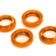 Retenedor de resorte (ajustador), aluminio anodizado naranja, amortiguadores GTX (4) (ensamblados con junta tórica)