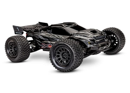 Camión de carreras Traxxas XRT 4WD VXL-8S TQi TSM (sin batería ni cargador), negro