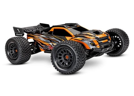 Camión de carreras Traxxas XRT 4WD VXL-8S TQi TSM (sin batería ni cargador), naranja