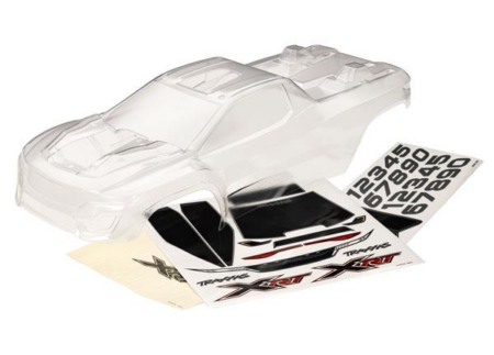 Carrocería, XRT (transparente, sin recortar, requiere pintura)/máscaras de ventanas/hoja de calcomanías