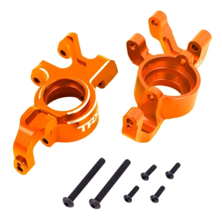 Bloques de dirección, aluminio 6061-T6 (anodizado naranja), izquierdo y derecho