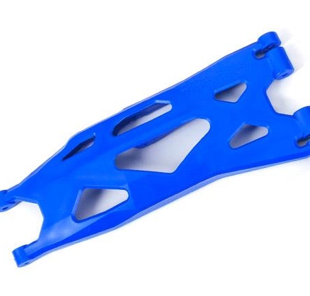 Brazo de suspensión inferior azul (1) (derecho, delantero o trasero) (para usar con kit de suspensión X-Maxx, WideMaxx n.° 7895)