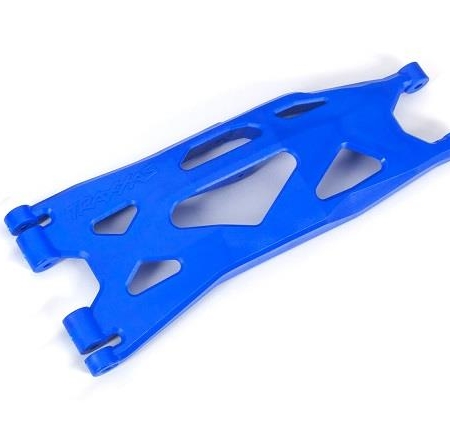 Brazo de suspensión inferior azul (1) (izquierdo, delantero o trasero) (para usar con kit de suspensión X-Maxx, WideMaxx n.° 7895)