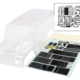 Carrocería TRX-4 Defender, transparente, calcomanías incluidas