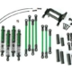 Kit de elevación de brazo largo, TRX-4, completo (incluye enlaces recubiertos de polvo verde, amortiguadores anodizados verdes)