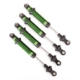 Amortiguadores, GTS, aluminio (anodizado verde) (ensamblados sin resortes) (4) (para usar con el kit de elevación de brazo largo TRX-4 n.° 8140)