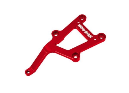 Refuerzo de chasis delantero, aluminio 6061-T6 (anodizado rojo)