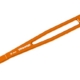 Sujeción de batería, aluminio 6061-T6 (anodizado naranja)