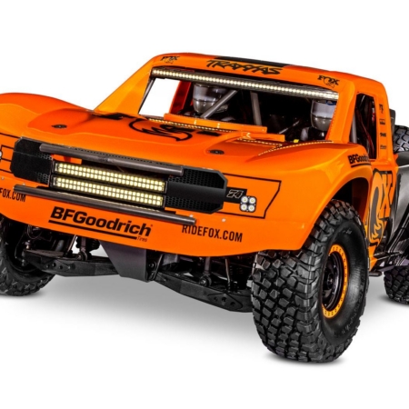 Traxxas Unlimited Desert Racer 4WD incluye LED, TQi VXL-6S (sin batería/carga), Fox 1