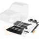 Carrocería, TRX-6 Ultimate RC Hauler (transparente, requiere pintura) (incluye faros, luces de techo, espejos laterales y calcomanías)