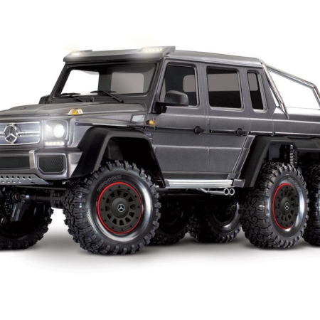 Camión eléctrico Traxxas TRX-6 Mercedes-Benz G 63 AMG 6x6, sin clip, plateado