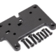 Placa de montaje, cabrestante/CCS de 3 x 15 mm (4)/CCS de 2,5 x 12 mm (4) (compatible con TRX-6 Ultimate RC Hauler)
