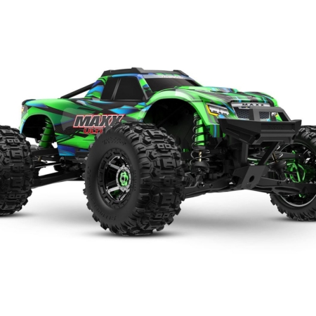 Camión monstruo eléctrico sin escobillas Traxxas Maxx Ultimate 4WD, VXL-4S, TQi - Verde