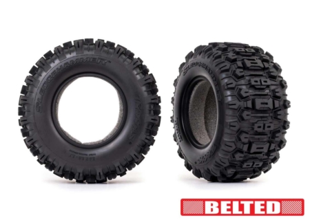 Neumáticos Sledgehammer All-Terrain de 2,8" (con cinturón, perfil doble (2,9" exterior, 3,8" interior)) (2)/inserciones de espuma (2)