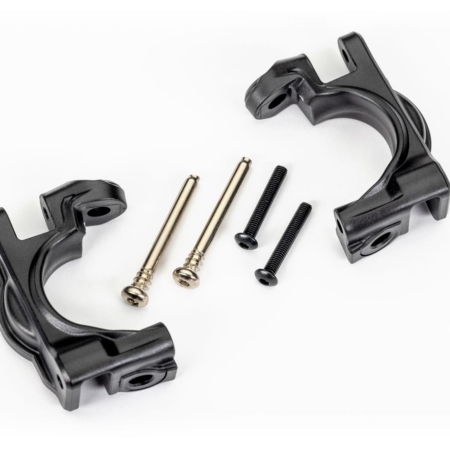 Bloques de ruedas (cubos en C), de alta resistencia extrema, negros (izquierdo y derecho) / Pasadores de bisagra de 3 x 32 mm (2) / BCS de 3 x 20 mm (2) (para usar con el kit de actualización n.° 9080)