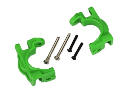 Bloques con ruedas (cubos en C), de alta resistencia extrema, verdes (izquierdo y derecho) / Pasadores de bisagra de 3 x 32 mm (2) / BCS de 3 x 20 mm (2) (para usar con el kit de actualización n.° 9080)